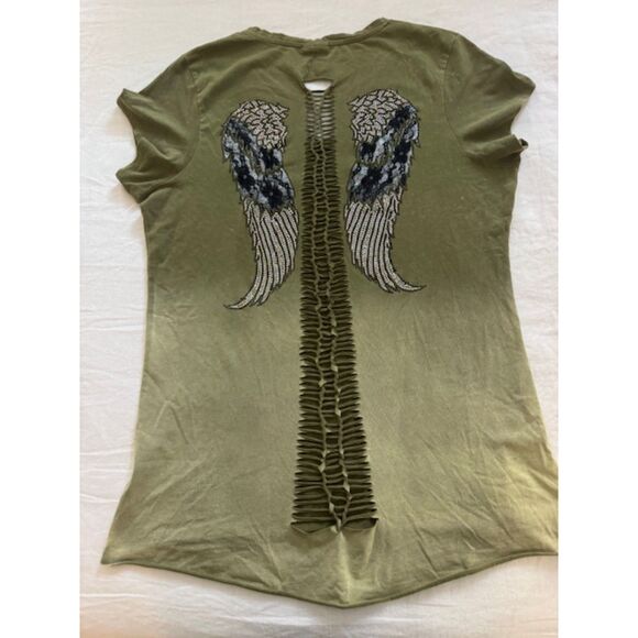 NWT Vance Biker Wear women's tunic top, army green, 3XL. - Picture 2 of 5